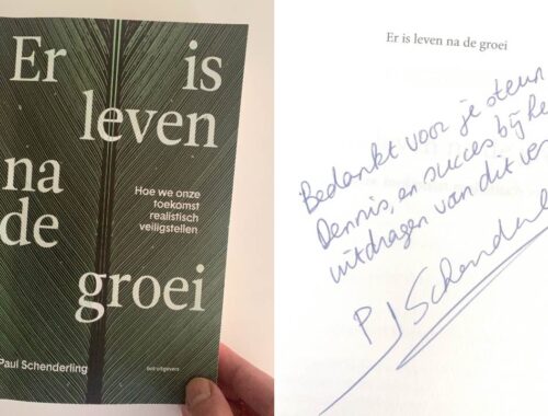 boek Er is leven na de groei Paul Schenderling