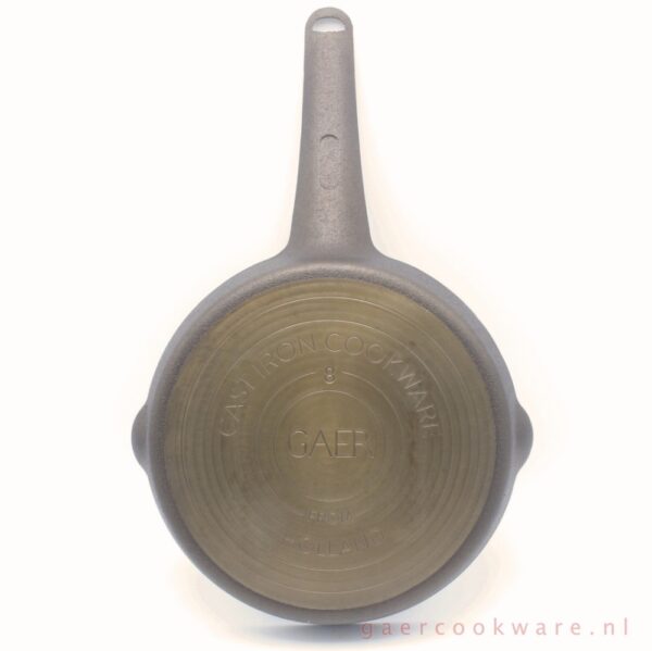 GAER Cookware gietijzeren koekenpan No.8 preseasoned cast iron skillet