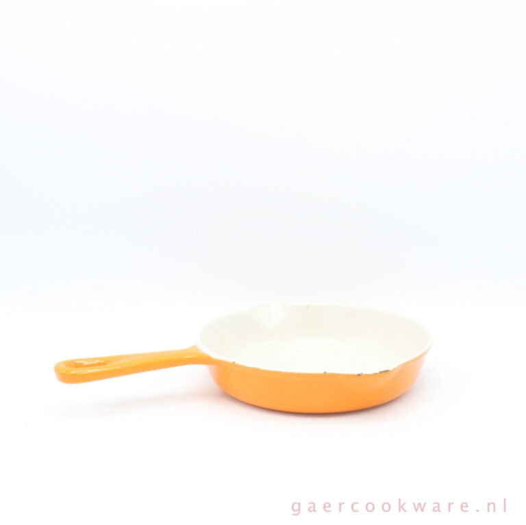 Le Creuset Gietijzeren Koekenpan Oranje 16 Cm Gaer Cookware