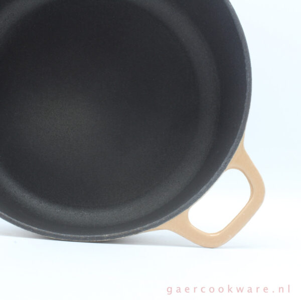 Invicta gietijzeren braadpan, bruin beige 20 cm cast iron