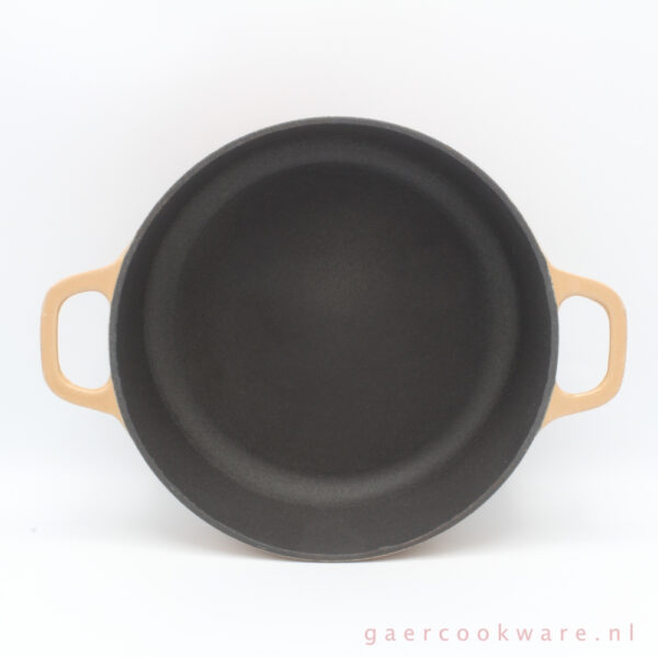 Invicta gietijzeren braadpan, bruin beige 20 cm cast iron