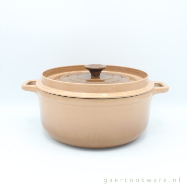 Invicta gietijzeren braadpan beige bruin 26 cm cast iron