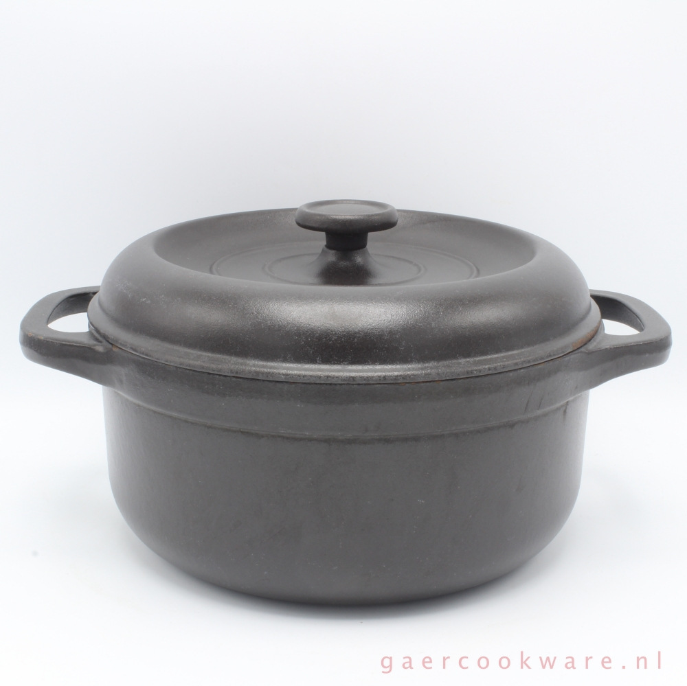 Fontignac gietijzeren braadpan, zwart 22 cm • Gaer Cookware