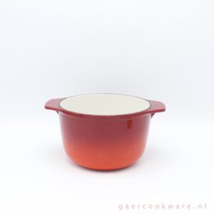 Nomar gietijzeren fonduepan rood cast iron fondue red