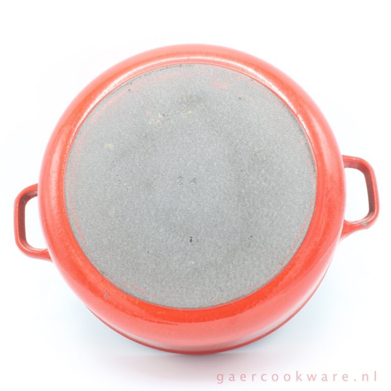 Invicta / Dom Cherie gietijzeren braadpan, rood 24 cm • Gaer Cookware Invicta / Dom Cherie gietijzeren braadpan, rood 24 cm • Gaer Cookware