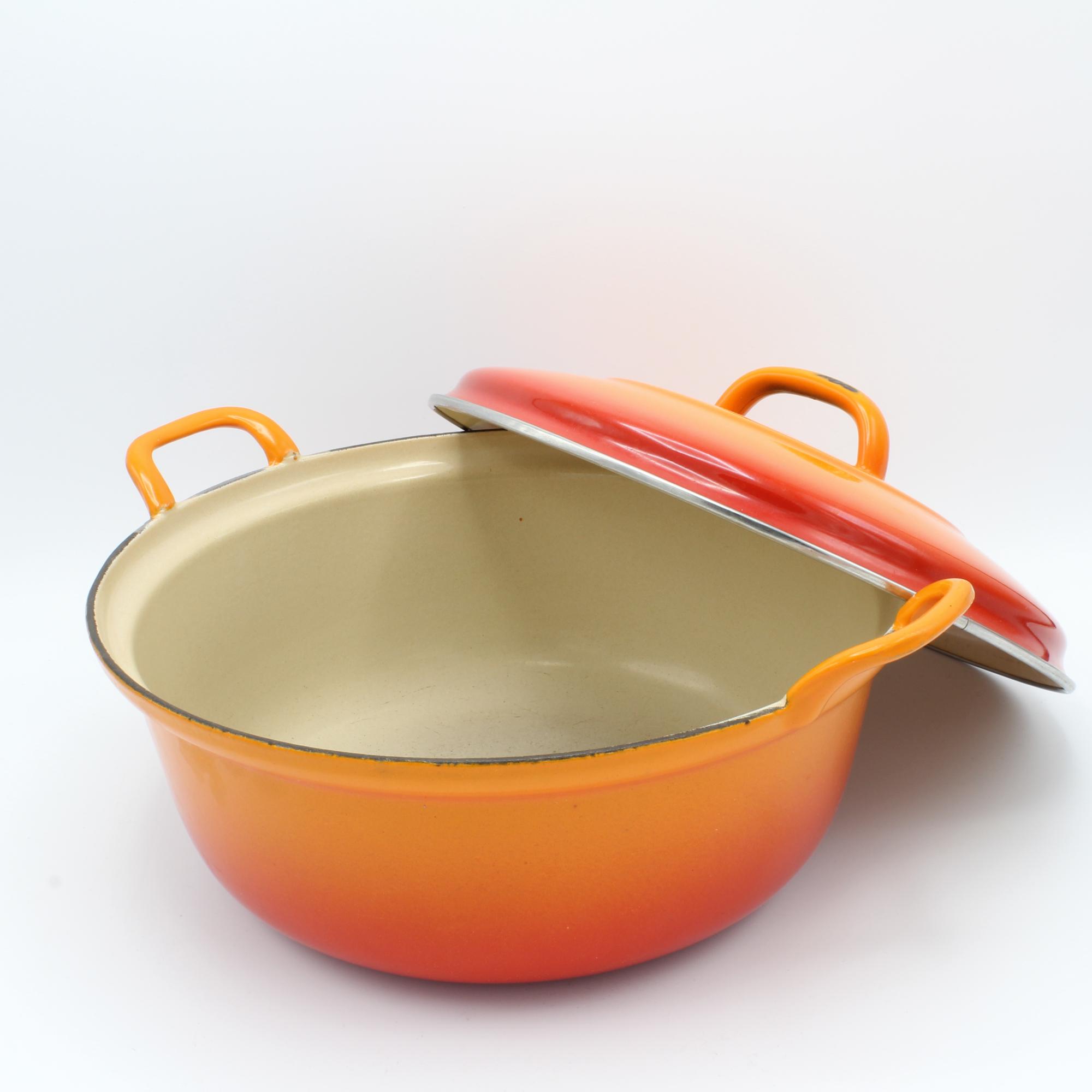 Aftrekken Sada Prematuur Braadpan, oranjerood 28 cm • Gaer Cookware