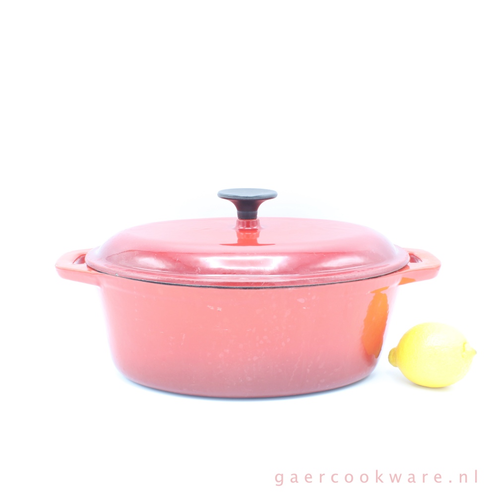 Schandalig vertalen Relatief Gietijzeren braadpan, rood 29 cm - Gaer Cookware
