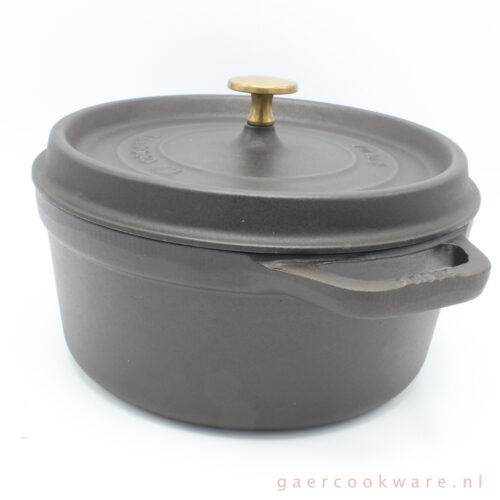 Grill Le Creuset Rond Mat Zwart 25 cm Grill Le Creuset Rond Mat Zwart 25 cm