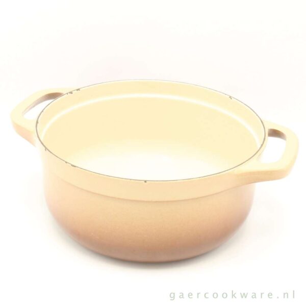 Fontignac gietijzeren braadpan beige bruin