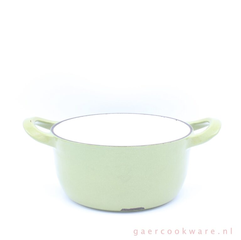 Jamie Oliver gietijzeren braad en fonduepan, groen 16 cm • Gaer Cookware
