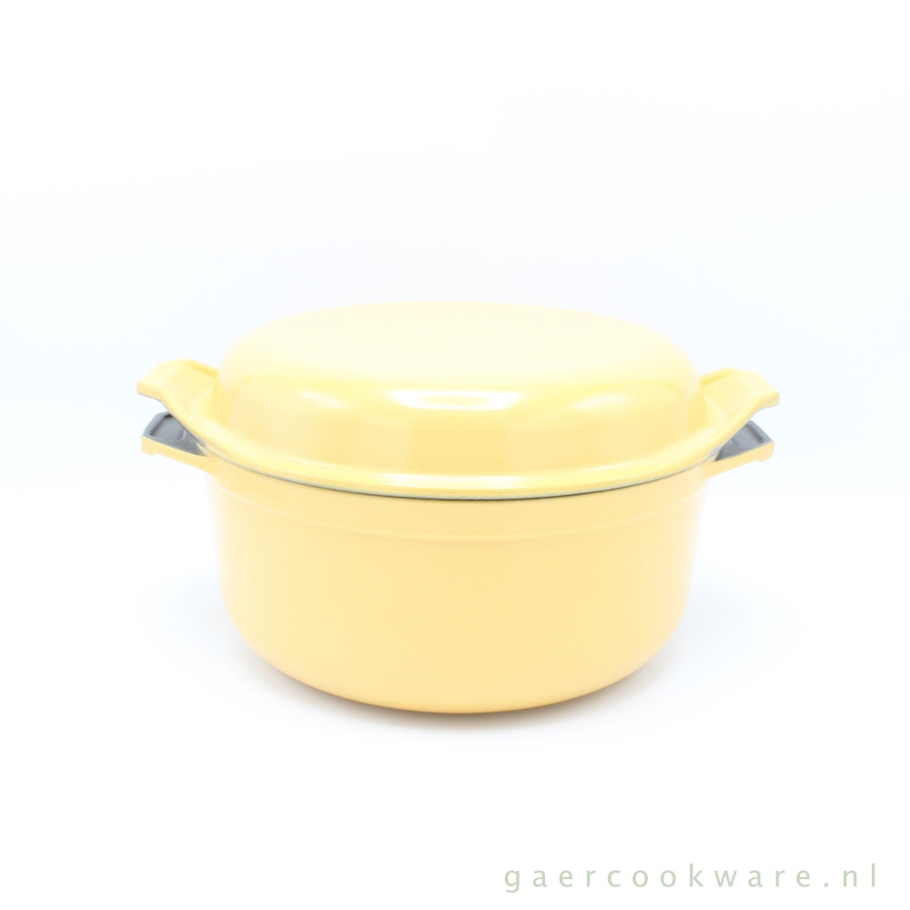 Fontignac gietijzeren braadpan geel cast iron