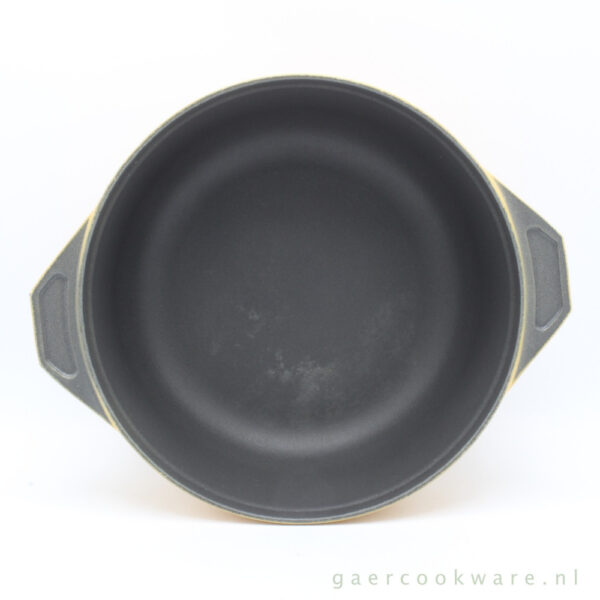 Fontignac gietijzeren braadpan geel cast iron