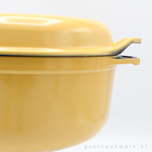 Fontignac gietijzeren braadpan geel cast iron