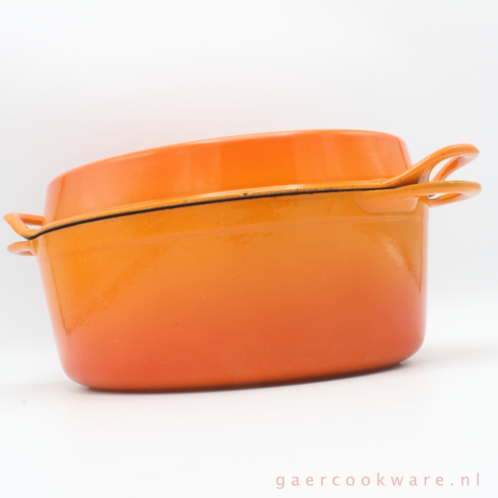 Cousances gietijzeren braadpan oranje cast iron orange