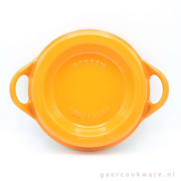 Cousances gietijzeren braadpan cast iron oranje 22 cm orange