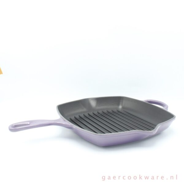 Le Creuset gietijzeren grillpan lila cast iron purple