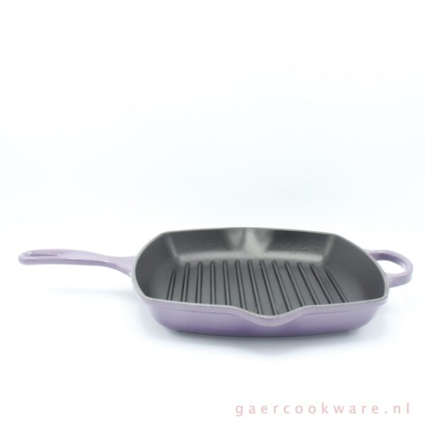 Le Creuset gietijzeren grillpan lila cast iron purple