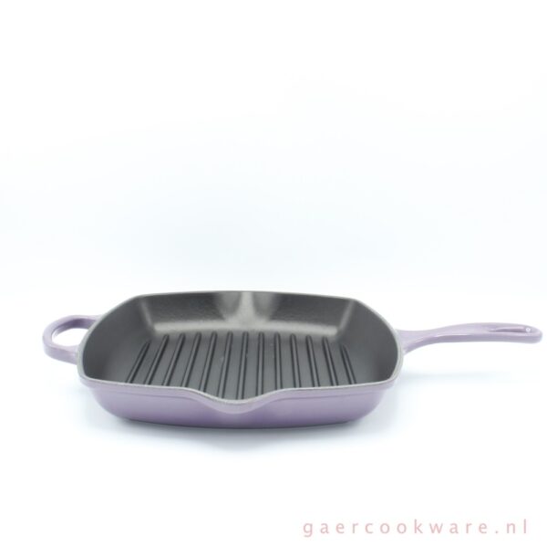 Le Creuset gietijzeren grillpan lila cast iron purple