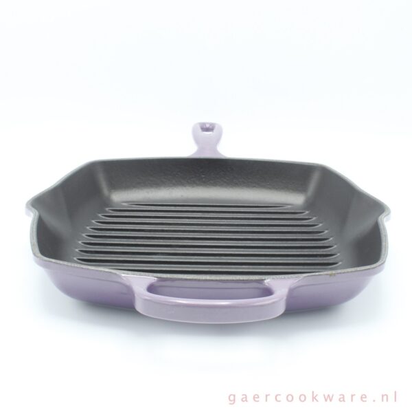 Le Creuset gietijzeren grillpan lila cast iron purple