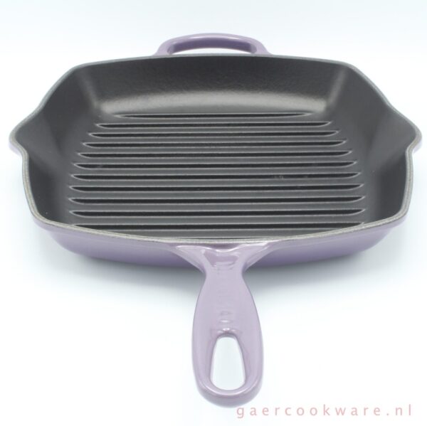 Le Creuset gietijzeren grillpan lila cast iron purple