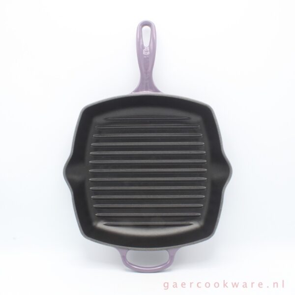 Le Creuset gietijzeren grillpan lila cast iron purple