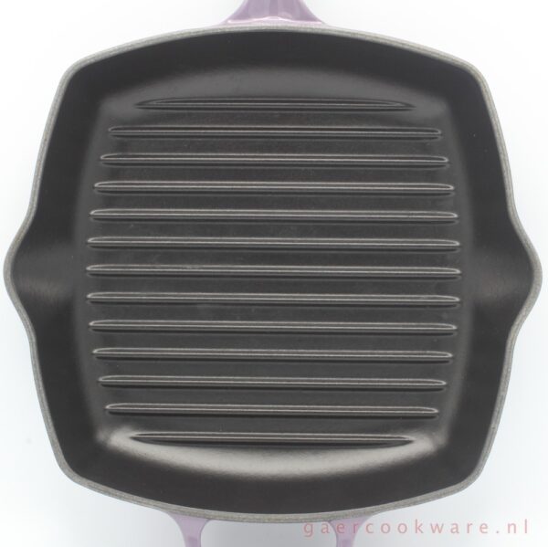 Le Creuset gietijzeren grillpan lila cast iron purple