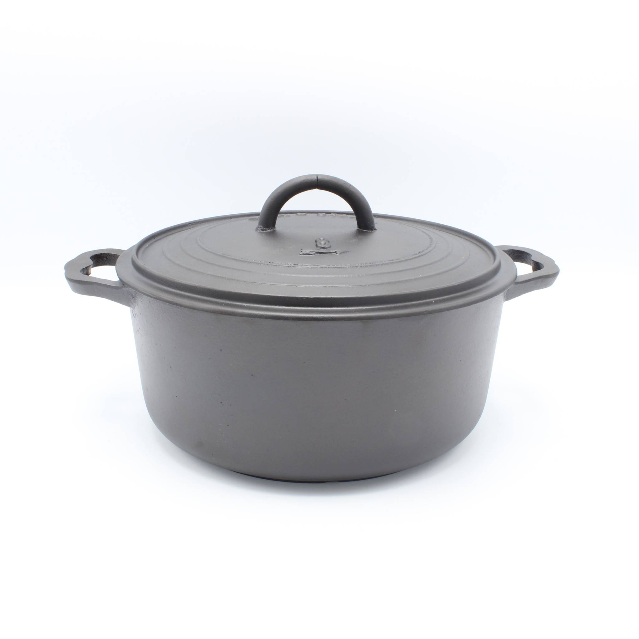 Memo vredig Hechting Pied-Selle gietijzeren braadpan Dutch oven, seasoned, zwart 23 cm • Gaer  Cookware