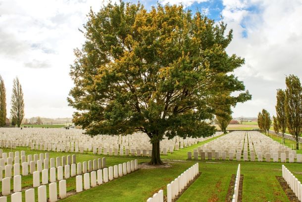 massagraf Eerste Wereldoorlog graves Great War